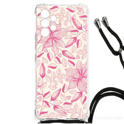 Samsung Galaxy A13 4G Case Pink Flowers Samsung Galaxy A13 4G Case Pink Flowers