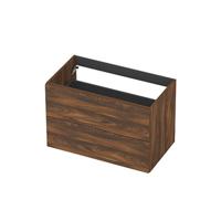 INK - Onderkast 2L Decor Softclose Tbv Greep - 800x450x520 Mm - Noten