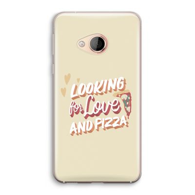 Pizza is the answer: HTC U Play Transparant Hoesje