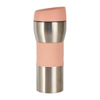 Thermosfles - roze - 400 ml - thumbnail