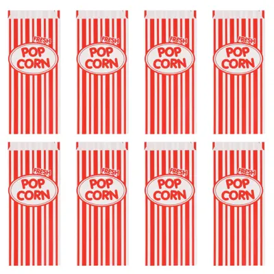Popcorn Uitdeelzakjes Retro (8st)