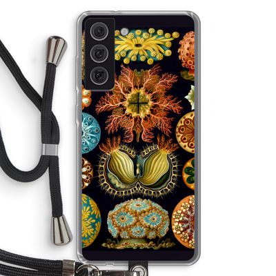Haeckel Ascidiae: Samsung Galaxy S21 FE Transparant Hoesje met koord