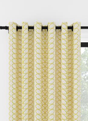 Orla Kiely - Ringgordijn - Linear Stem Dandelion on Cream
