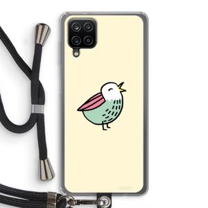 Birdy: Samsung Galaxy A12 Transparant Hoesje met koord