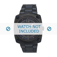 Diesel horlogeband DZ1202 Roestvrij staal (RVS) Zwart 30mm