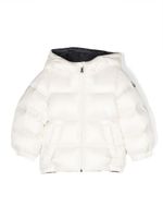 Moncler Enfant logo-appliqué padded jacket - Blanc - thumbnail