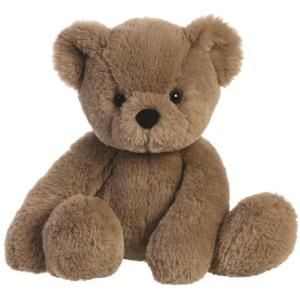 Aurora Pluche teddybeer - Eco Nation - bruin - 28 cm - bosdieren thema