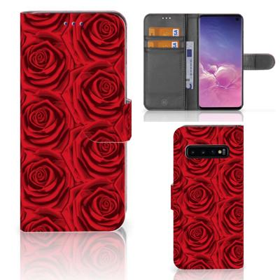 Samsung Galaxy S10 Hoesje Red Roses Samsung Galaxy S10 Hoesje Red Roses