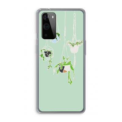 Hang In There: OnePlus 9 Pro Transparant Hoesje