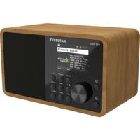 Telestar TOP 200 Holz Transistorradio met internetradio Internet, DAB+, VHF (FM) Bluetooth, USB, WiFi, AUX Hout