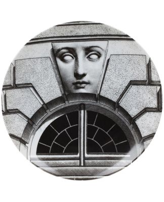 Fornasetti assiette "Tema e variazioni" - Blanc