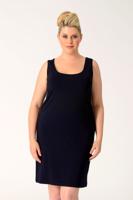 Yoek Jurk mouwloos | Blauw | Maat 42/44