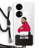 Sleigh Bells Ring: Huawei P50 Transparant Hoesje met koord