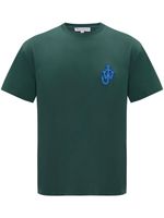 JW Anderson t-shirt en coton à patch logo - Vert - thumbnail