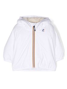 K Way Kids veste à patch logo - Blanc