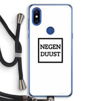 Negenduust vierkant: Xiaomi Mi Mix 3 Transparant Hoesje met koord