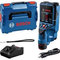 Bosch Professional D-Tect 200 C wandmelder met 1 12V 2,0Ah accu, lader, USB-C kabel, polsband, in L-Boxx - 0601081601