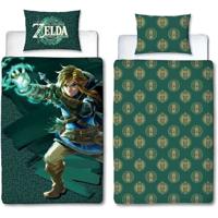 Omkeerbaar beddengoedset - ZELDA - Microvezel - 1 dekbedovertrek 140 x 200 cm + 1 kussensloop 63 x 63 cm