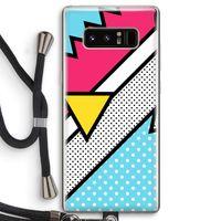Pop Art #3: Samsung Galaxy Note 8 Transparant Hoesje met koord
