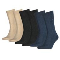 Tommy Hilfiger sokken 6-paar beige-antraciet-jeans Tommy Hilfiger sokken 6-paar beige-antraciet-jeans