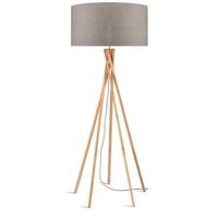 GOOD&MOJO Vloerlamp Kilimanjaro - Taupe|Bamboe - Ø60cm