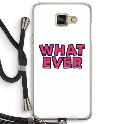 Whatever: Samsung Galaxy A5 (2016) Transparant Hoesje met koord