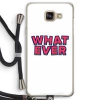 Whatever: Samsung Galaxy A5 (2016) Transparant Hoesje met koord