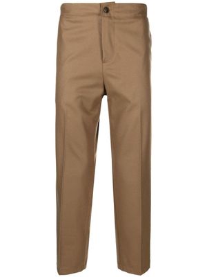 Costumein pantalon à coupe droite - Marron
