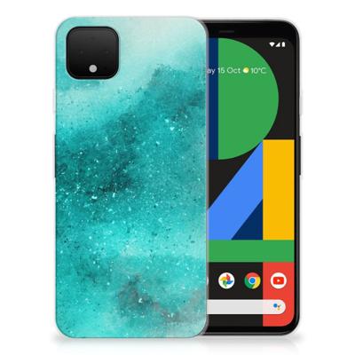 Smartphone hoesje Google Pixel 4 XL Painting Blue