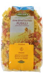 Fusilli tricolore spirelli bio