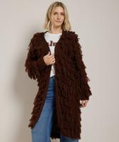 lang vest met franjes