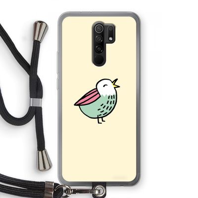 Birdy: Xiaomi Redmi 9 Transparant Hoesje met koord