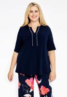 Yoek Tuniek A-lijn parels | Blauw | Maat 50/52