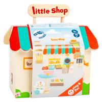Small Foot houten meeneem speelwinkel poppenhuis, 15dlg.