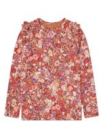 Molo t-shirt volanté à fleurs - Multicolore