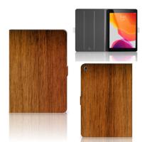iPad 10.2 2019 | iPad 10.2 2020 | 10.2 2021 Tablet Book Cover Donker Hout iPad 10.2 2019 | iPad 10.2 2020 | 10.2 2021 Tablet Book Cover Donker Hout