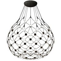 Luceplan - Mesh D86 Ø100cm LED met 3 meter snoer hanglamp zwart