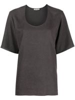 Low Classic t-shirt à encolure arrondie - Gris - thumbnail