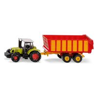 Siku 1650 Claas Tractor met Silagewagen 1:72 - thumbnail