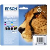 Originele inktcartridge Epson T0715 Multicolour Geel Zwart Cyaan Magenta