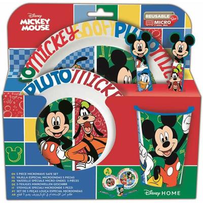 Kinderen servies set Mickey Mouse Mickey Has Fun 5 Onderdelen