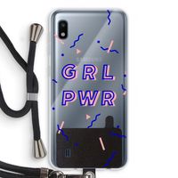GRL PWR: Samsung Galaxy A10 Transparant Hoesje met koord