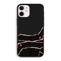 Gouden marmer: iPhone 12 Biologisch afbreekbaar hoesje