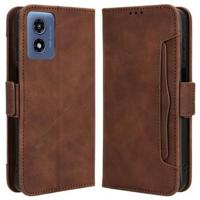 Motorola Moto G Play (2024) Cardholder Series Portemonnee Hoesje - Bruin