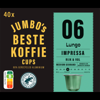 Jumbo&apos;s Lungo Impressa Koffiecups 40 Stuks