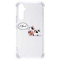 Samsung Galaxy A34 Stevig | Bumper Hoesje | Cow
