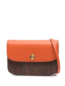 ETRO sac à bandoulière Essential en jacquard - Marron