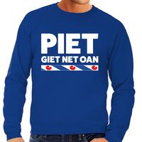 Blauwe trui / sweater Friesland Piet Giet Net Oan heren - thumbnail