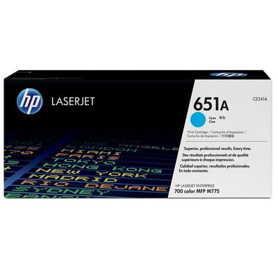 651A cyaan LaserJet tonercartridge (CE341A) Toner