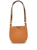 Valextra mini sac Hobo Weekend - Marron - thumbnail